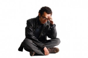 sad businessman